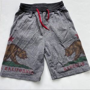 Brooklyn  Boys Athletic Shorts. Small grey